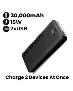 Anker 325 Power Bank PowerCore 20K II - Black | A1286H11