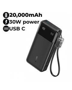 Anker Power Bank 20K, 30W - Black | A1384H11