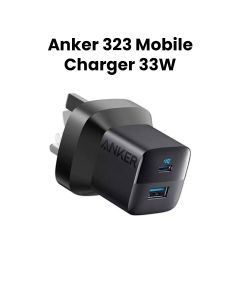 Anker 323 Charger with 322 USB-C to USB-C Cable 33W, 3FT - Black | B2331K11