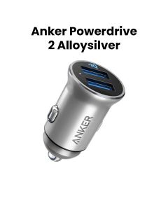 Anker PowerDrive 2 Alloy Car Charger - Silver | A2727H42