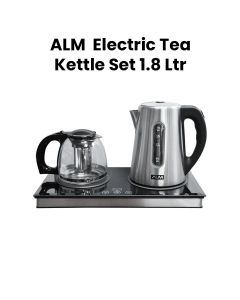 ALM Electrical Tea Kettle Set 1.8L - Silver | KS01