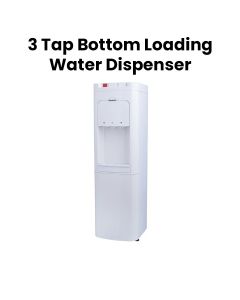 Sharp Bottom Loading Water Dispenser with 3 Taps - White | SWD-E3BL-WH3