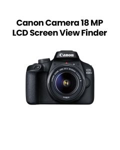 Canon 4000D Camera 18MP with LCD Screen & Viewfinder – Black | 4000D