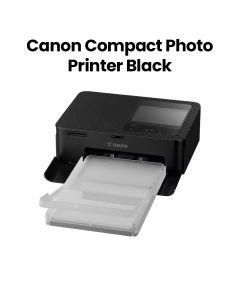 Canon Compact Photo Printer - Black | 8.9cm LCD, Wi-Fi, 100-Year Print | CP1500