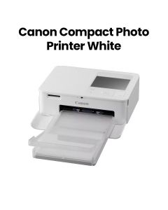 Canon Compact Photo Printer - White | 8.9cm LCD, Wi-Fi, 100-Year Print | CP1500