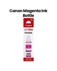 Canon Magenta Ink Cartridge for PIXMA G3410, G3411, G3415, G3416 Printers | GI 490 M