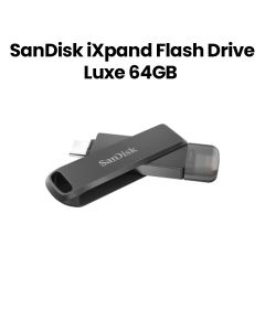 SanDisk Flash Drive Luxe USB-C + Lightning - Black 64GB | SDIX70N-064G-GN6NN