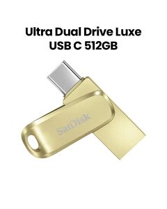 SanDisk Ultra Dual Drive Luxe USB Type C - Golden 512GB | SDDDC4-512G-G46GD