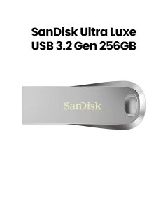 SanDisk Ultra Luxe 3.2 USB Flash Drive - Silver 256GB | SDCZ74-256G-G46