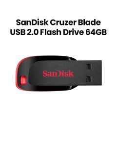 SanDisk Cruzer Blade USB Flash Drive - Black | SDCZ50-064G-B35