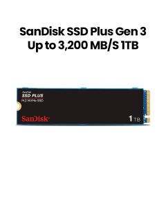 SanDisk Portable SSD 1TB - Black | SDSSDA3N-1T00-G26