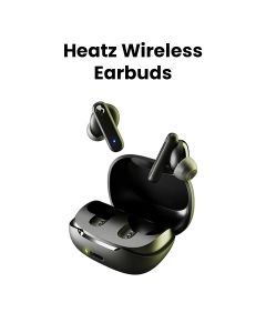 Heatz Wireless Earbuds - Black | HB4