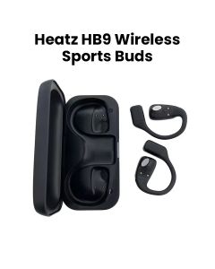 Heatz Wireless Earbuds - Black | HB9