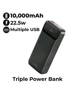 Heatz 20000mAh Power Bank - Black | HP1