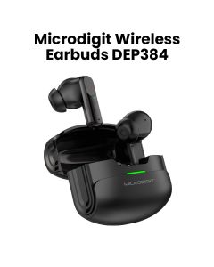 Microdigit Wireless Earbuds - Black | DEP384