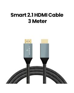 Smartix 3 Meter Braided HDMI Cable 8K 2.1 Black | SPHDHD8K