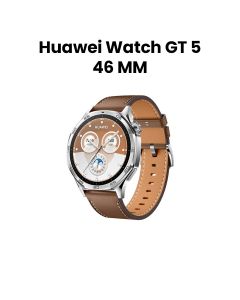 Huawei Watch GT 5 46mm Brown – Brown Composite Leather Strap 