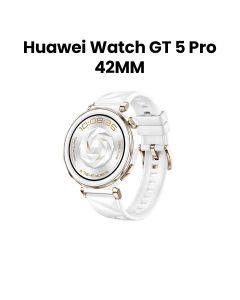 Huawei Watch GT 5 Pro 42mm White – White Fluoroelastomer Strap (Asia, Africa, Latin America) 