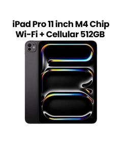 Apple iPad Pro 11" M4 Wi-Fi + Cellular 512GB Standard Glass - Space Black | MVW33AB/A