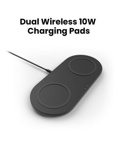 BELKIN BoostCharge 10W Dual Wireless Charging Pads - Black | WIZ002MYBK