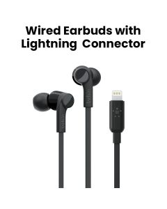BELKIN Lightning In-Ear Headphones - Black | G3H0001BTBLK