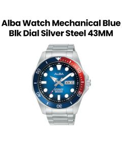 Alba 43MM Men's Active Automatic Stainless Steel Watch Blue + Black Gradation Dial | AL4541X1Q
