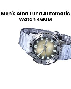 Alba 46MM Men's Active Automatic Stainless Steel Watch with Date and Day Display | AL4639X1Q