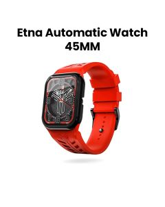 Y24 Automatic Watch - Etna Red | AW-45-BK-RE
