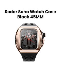 Y24 Watch - Soho 45MM Black | WC-SODER45-BK-RG