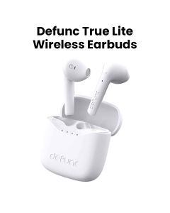 DEFUNC Bluetooth Travel Earbuds - White | D4262