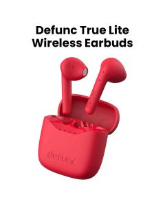 DEFUNC Bluetooth Travel Earbuds - Red | D4263