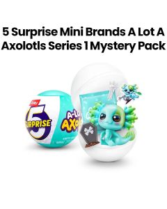 5 Surprise Mini Brands A Lot A Axolotls Series 1 Mystery Pack | 5SE77623