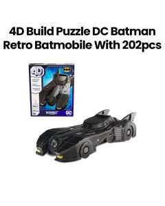 4D Build Puzzle DC Batman Retro Batmobile - 202 Pieces | DBD6070178