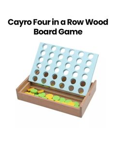 Cayro Four in a Row Wood Board Game - | CYR625