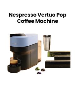 Nespresso Vertuo Pop Coffee Machine with Nomad Travel Mug - Arondio Mexico | VL Discovery Box Campaign