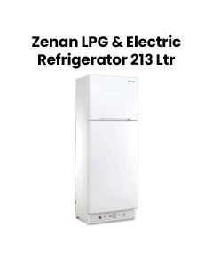 Zenan LPG & Electric Powered Absorption Diffusion 213L Refrigerator - White |ZGR-228