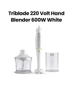 Kenwood Hand Blender, Mixer with Anti-Splash, 0.5L BPA-Free Plastic Beater 600W - White | HDP103WG