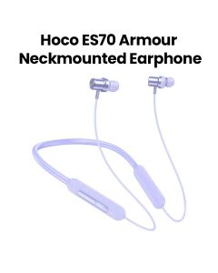 HOCO Armour Neck-Mounted Bluetooth Earphones - Purple | ES70