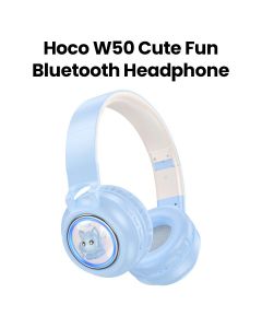 HOCO Cute Fun Bluetooth Headphones - Blue | W50