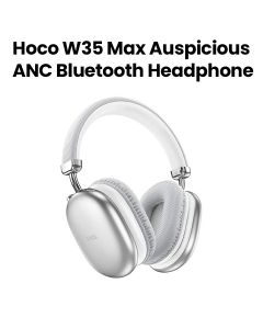 HOCO Max Auspicious ANC Noise Reduction Bluetooth Headphones - Silver | W35