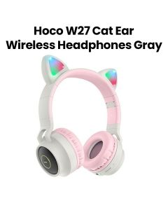 HOCO Cat Ear Wireless Headphones - Grey | W27