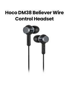 HOCO Believer Wire Control Headset with Microphone - Black | DM38