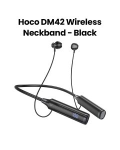 HOCO Perfect Neckband Bluetooth Earphones Logo H1 - Black | DM42