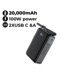Acefast 67W Power Bank 20000mAh - Black | M4-20000PD