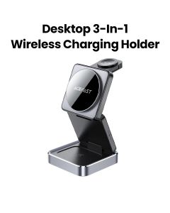 Acefast Desktop 3-in-1 Wireless Charging Holder - Black | E20