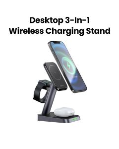 Acefast Desktop 3-in-1 Wireless Charging Stand - Black | E3