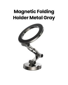 Acefast Magnetic Folding Holder - Metal Gray | D20