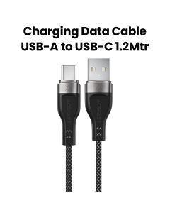 Acefast USB-A to USB-C Magnetic Charging Data Cable - Black | C11-04