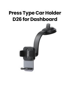 Acefast Press Type Car Holder for Dashboard - Black | D26