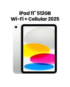 Apple 11-inch iPad Wi-Fi + Cellular 512GB - Silver | MD7P4AB/A